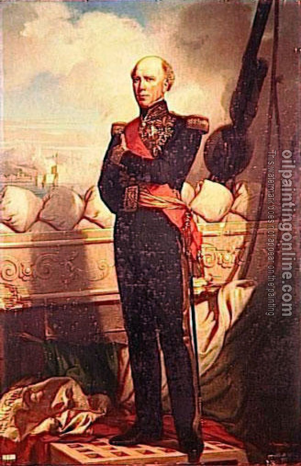 Charles Zacharie Landelle - Charles Baudin Amiral de France